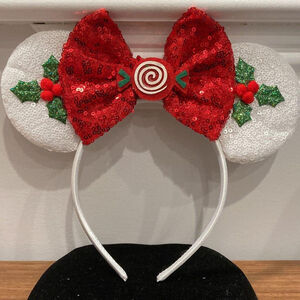 Christmas Minnie headband
